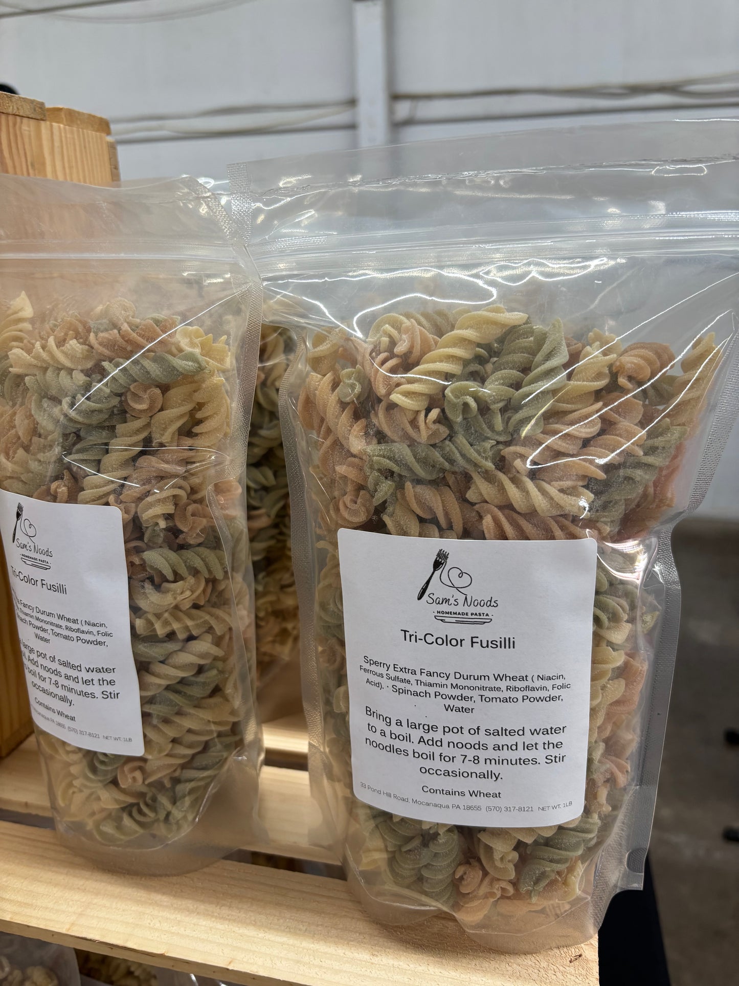 Tri-Colored Pasta